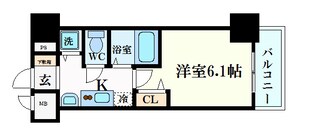 ララプレイス三宮東アスヴェルの物件間取画像